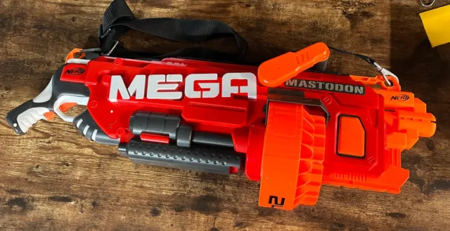 Nerf Mega Mastodon Blaster 23189118 Automatic Dart Machine Gun n strike  N-Strike