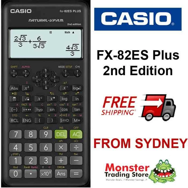 CASIO SCIENTIFIC CALCULATOR FX-82ES PLUS FX82 FX-82 FX82ESPLUS 2nd ...