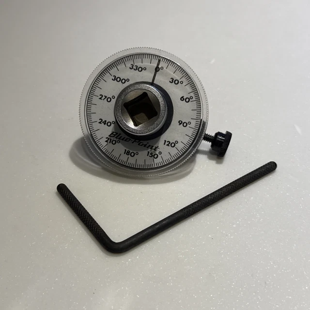 BlueSpot 1/2" Drive Torque Angle Gauge – Easy-Read Face For Socket Ratchets - View #2