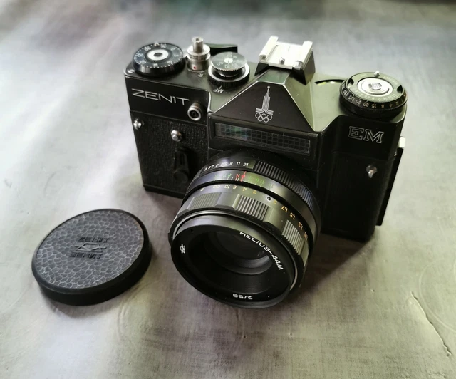Rare Working Zenit ET Camera USSR, Lens Helios-44-2, Camera in Original