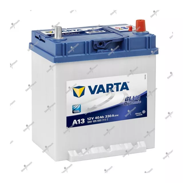 Batterie voiture Blue DYNAMIC Varta A13 12V 40ah 330A 540125033 187x140x227mm