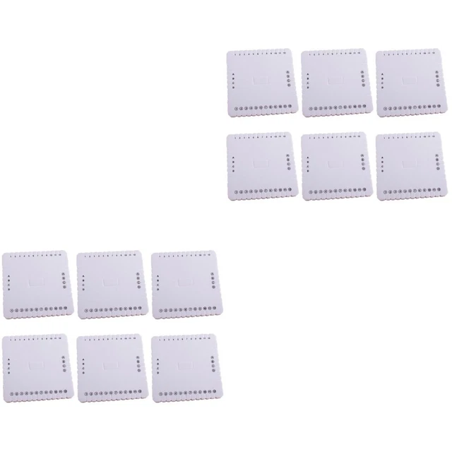 12 pcs perlenschnüre faden Flechten Disc Flechten Disk Platz Perlen Schnur Disc