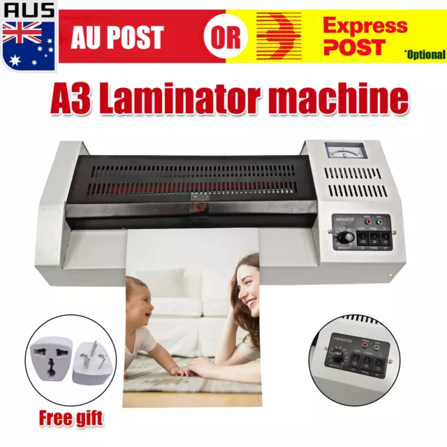 A3 A4 Laminating Laminator Machine Office Commercial Cold Hot Mounted Thermal G