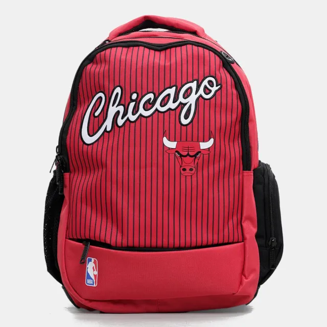 NBA Chicago Bulls backpack red & black sports bag basketball gift new