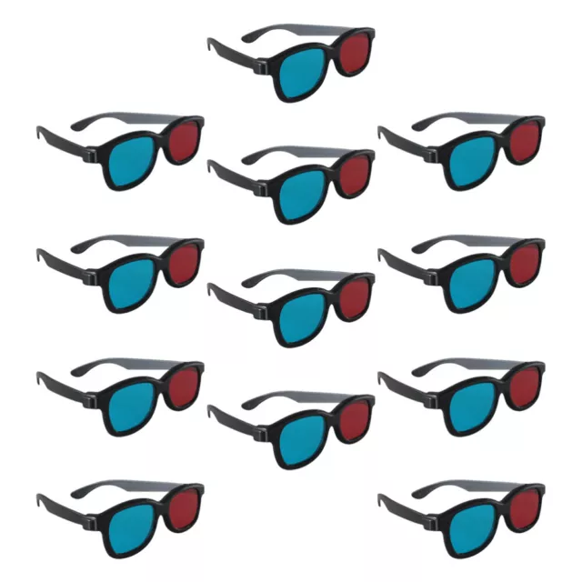 20 Red/Blue 3D Glasses for TV/Movie/Games - Universal Dimensional Video Frame-