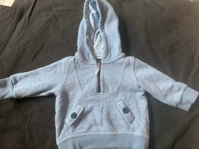 tommy hilfiger pullover hoody 68/74 baby jungen