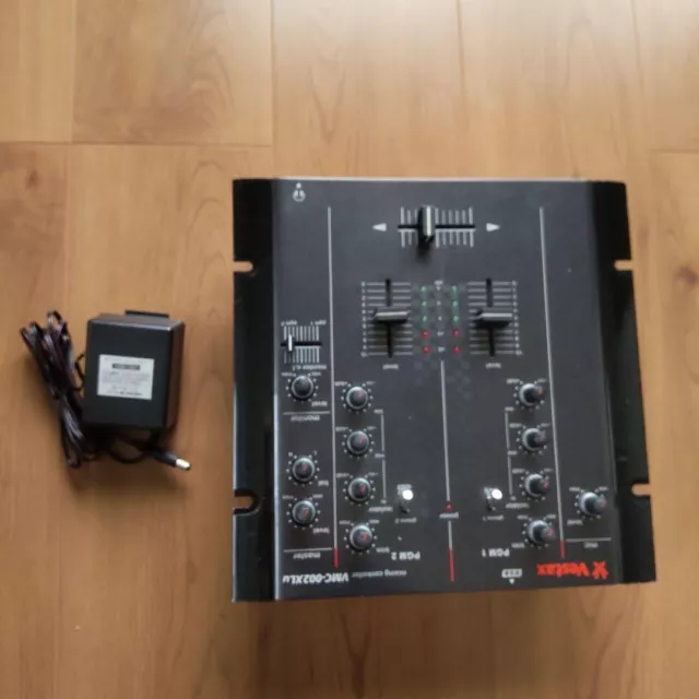 VESTAX VMC-002XLU 2 channel DJ mixer built-in USB audio