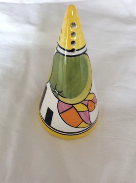 Lovely Clarice Cliff Bizarre “ APPLES ” Limited Edition Sugar Shaker