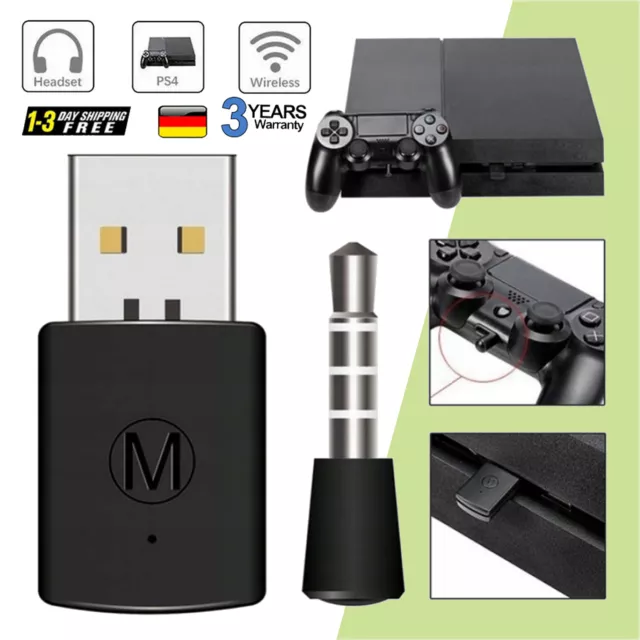 PS4/PS5 Bluetooth Adapter Mini USB Bluetooth 5.1 Adapter/Dongle Empfänger Sender