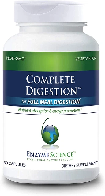 Enzyme Science™ Complete Digestion™, 30 Capsules – Full Support for Digestive He