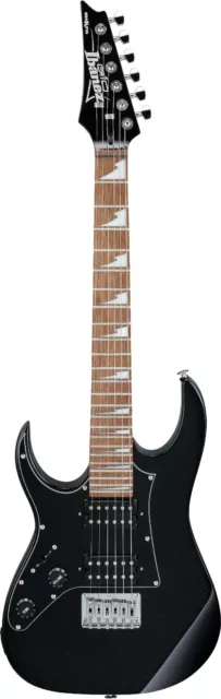 Ibanez GRGM21L-BKN Rg Micro 3/4 Guitare Électrique 6 Corde Gaucher - Noir Night