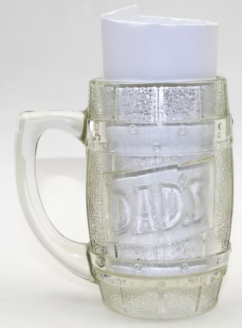 Vintage Dads Root Beer Barrel Glass Mug