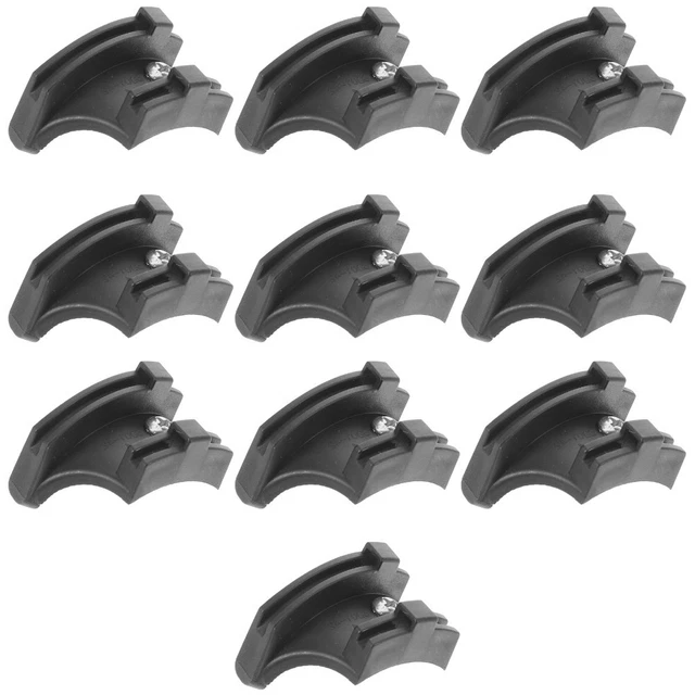 10 Embouts De Câble De Frein Vélo 5mm - Alliage Aluminium Anodisé Pour VTT, Route, Vélo Pliant - Protection Gaines Et Cadre