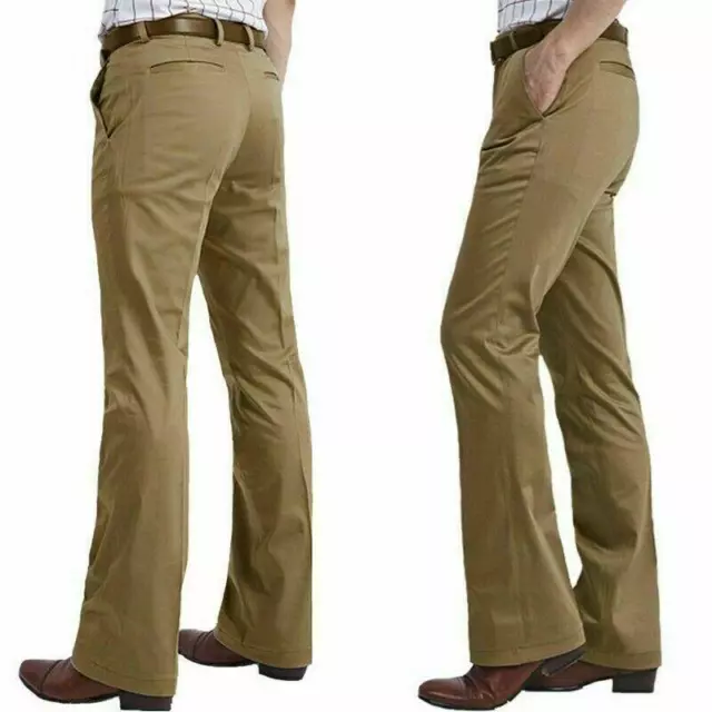 Men's Pants Korean Fashion Slim Fit Business Casual Long Trousers Summer  Size D