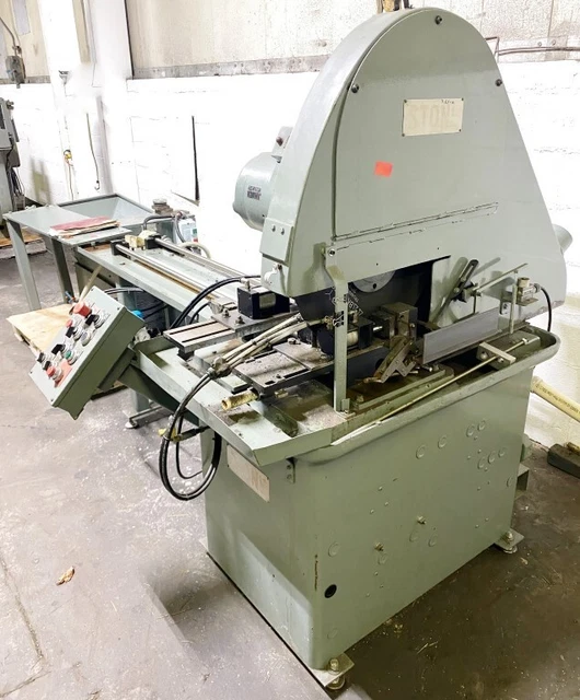 STONE #M120 20  AUTO ABRASIVE SAW - w/ Coolant System, Auto Feed, Auto Clamping,