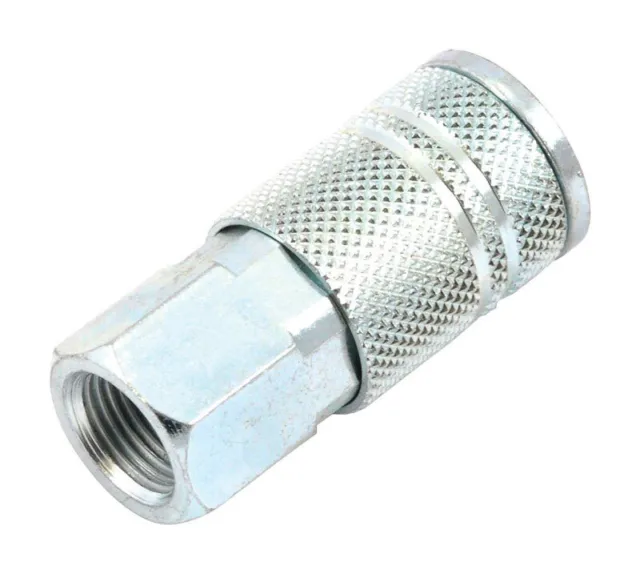 Forney 75321 Brass 300 PSI Ind/Milton Air Fitting Coupler 3/8 x 3/8 in. FNPT