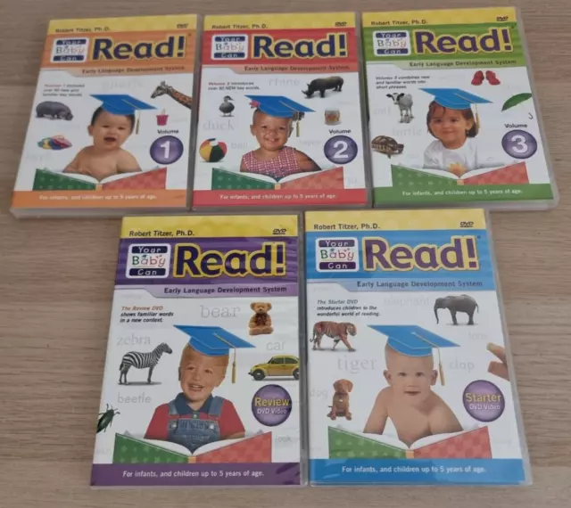 Your Baby Can Read Early Language Interactive Development System 5 Dvd Set