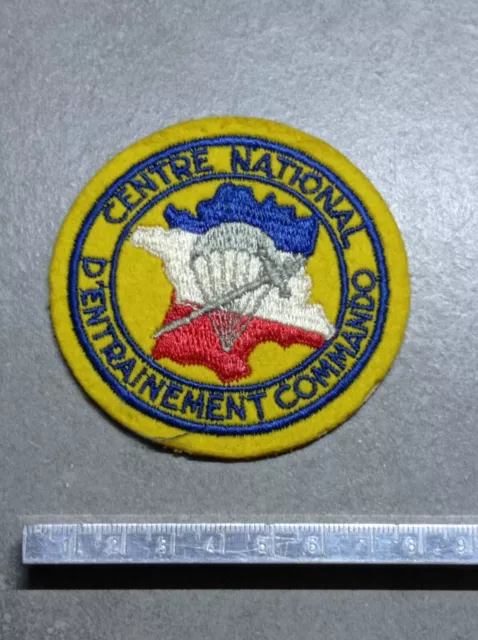 Patch Badge Fabric Center National Training Commando REF02545J