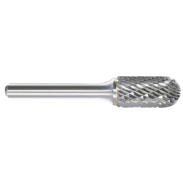 GRAINGER APPROVED 310-002066 Cylinder Bur SC,Radius,3/16",Carbide