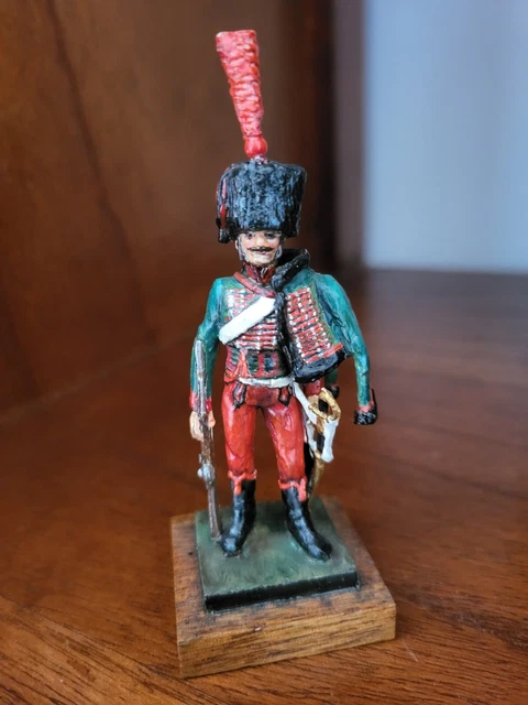 Figurine Labayen Hussard 1812 54mm – Plomb Peint – Collection Empire