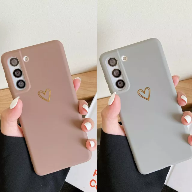 Cute Love Case For Samsung A13 A52 A53 S20 FE S21 S22 Shockproof TPU Soft Cover