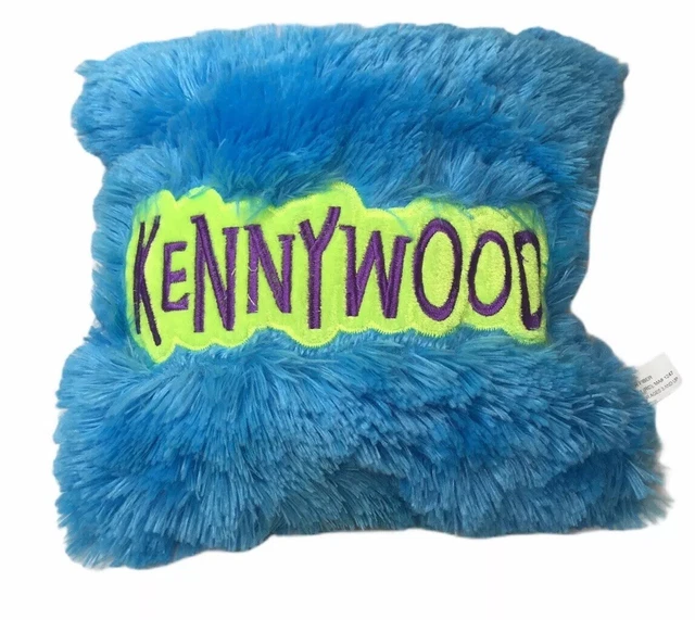Kennywood Park Pillow Plush Pittsburgh PA Amusement 10”X10” Unused Displayed