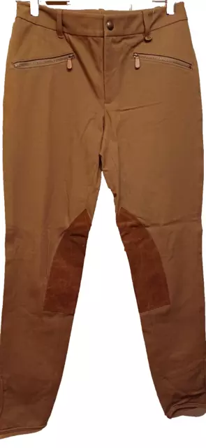 30"W Braune Ralph Lauren Wildleder Knie Reiten Jodhpurhose