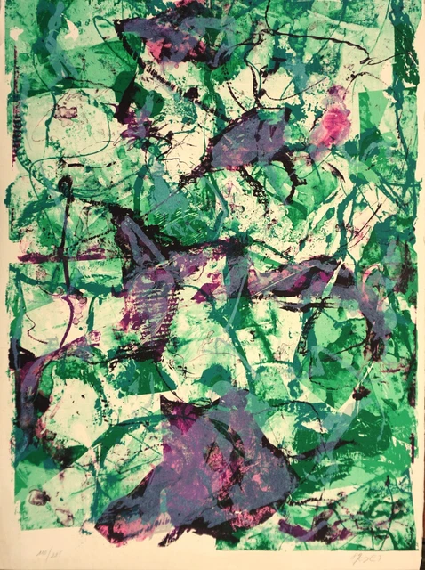 Kim en Joong       .  Lithographie originale signée - numérotée