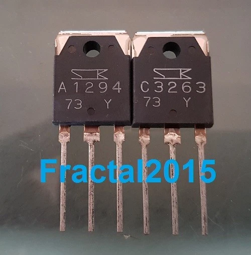 1 PAIRE 2SA1294&2SC3263 A1294&C3263 SANKEN Transistor EUR 6,80 - IT - Foto 12