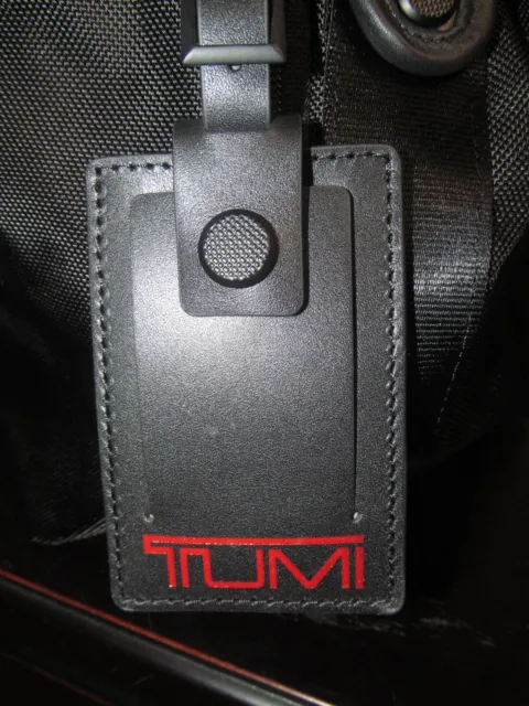 TUMI Alpha Black Large Expansion Travel Duffle, FTX Ballistic Nylon/Leather, NWT 7