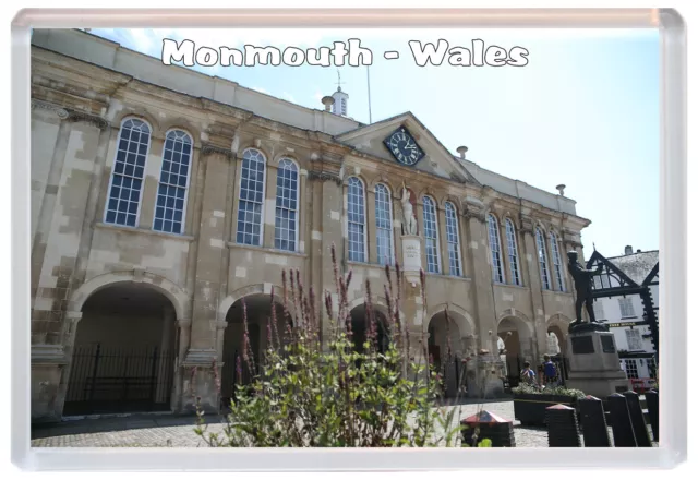 Monmouth - Wales - 96 x 67mm Jumbo Fridge Magnet - Present Gift Souvenir