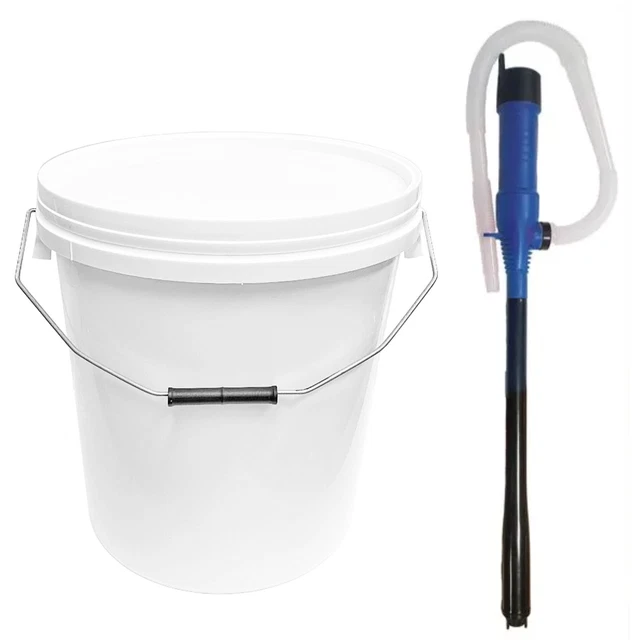 Pompa trasferimento liquidi a batteria Streetwize + secchio lavaggio 20 L