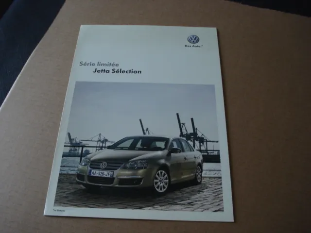 catalogue Volkswagen  jetta  sélection  -  9/ 2009 - série  limitée