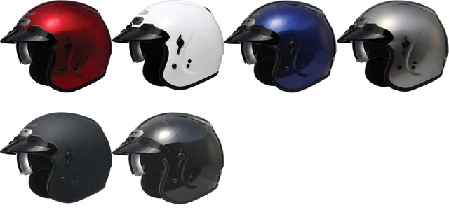 GMAX GM 32 Solid Motorcycle Helmet w/Sun Shield