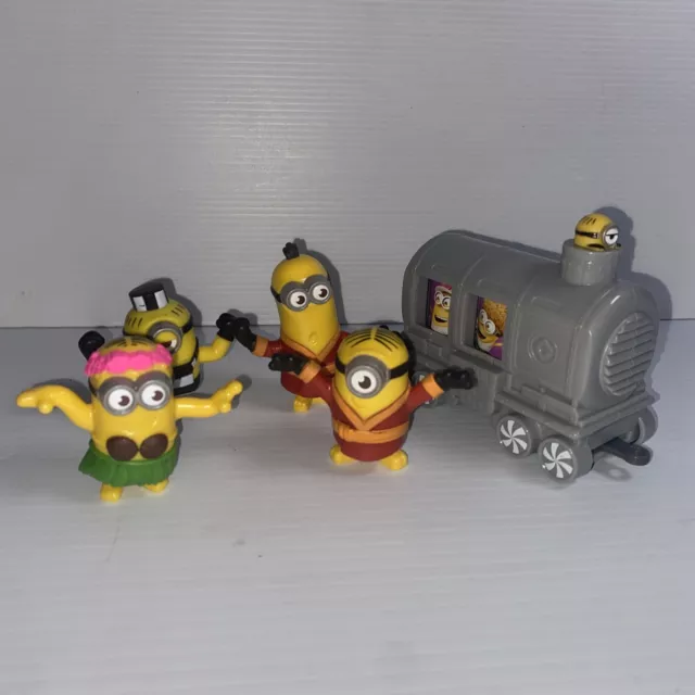  McDonalds Happy Meal Toys Minions Rise of Gru Figures 2019 despicable me train 