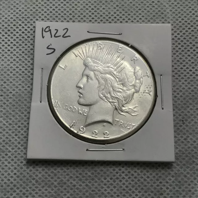1922 s Silver Peace Dollar 90% silver.