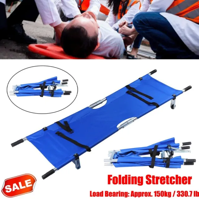 Foldable Medical Bed Stretcher Ambulance Emergency Portable  Patient Bed