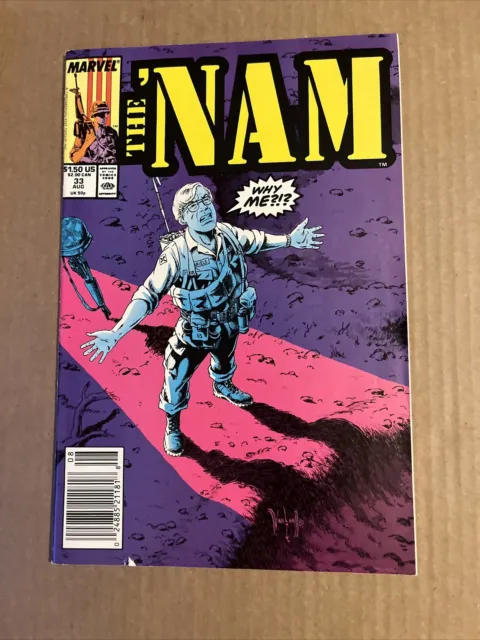 The 'Nam #33 (Aug. '89; Marvel) - excellent Vietnam War comic; gritty series