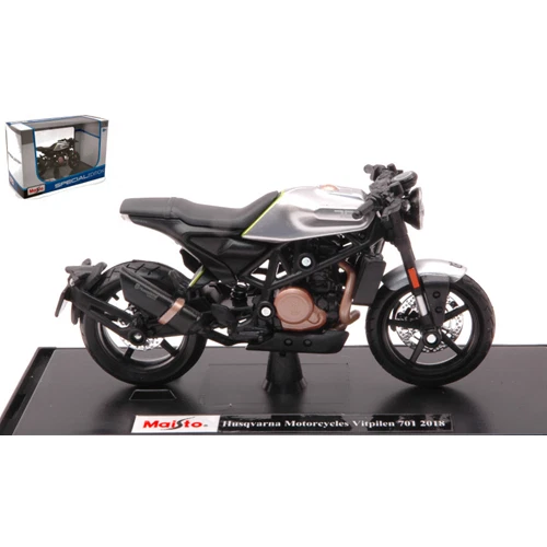 HUSQVARNA MOTORCYCLES VITPILEN 701 2018 1:18 Maisto Moto Die Cast Modellino