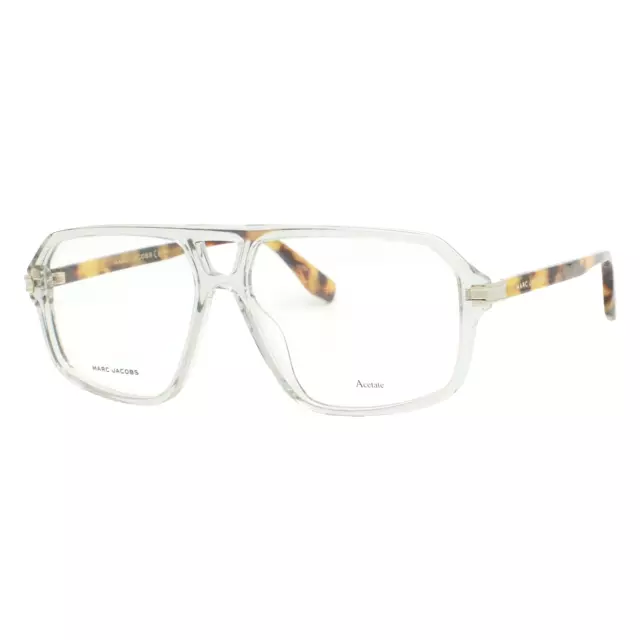 Marc Jacobs Marc 471 ACI Transparent Gray Men's Eyeglasses 57-14-145 W/Case