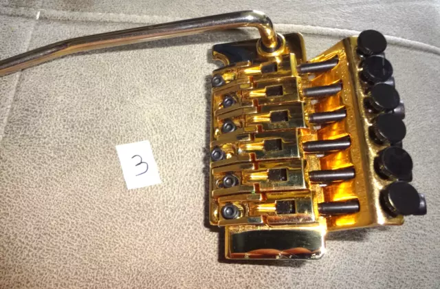 Gold Ping Floyd Rose Lic. ELECTRIC GUITAR TREMOLO with Whammy Bar