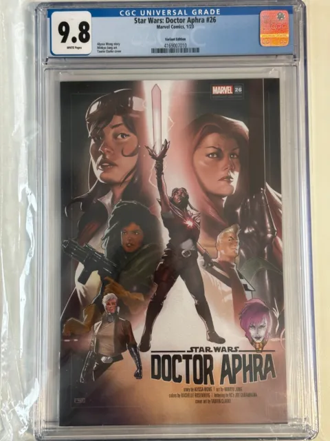 💫Star Wars Doctor Aphra #26💫CGC 9.8 MINT💫Revelations Variant💫FREE SHIPPING💫