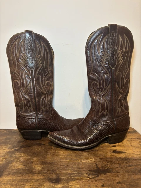 WOMEN’S STALLION BOOTS & Belt Co Size 7C Wide Brown Leather Boots $290. ...