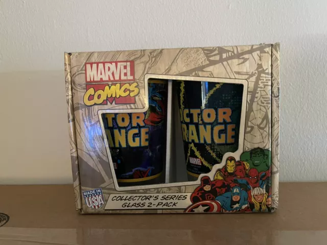 Marvel Comics Collector Series Dr Strange 2 Pack Glasses