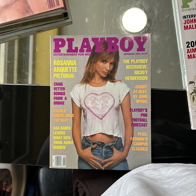 PLAYBOY US SEPTEMBER 1990 ROSANNA ARQUETTE Kerri Kendall WORLD CUP