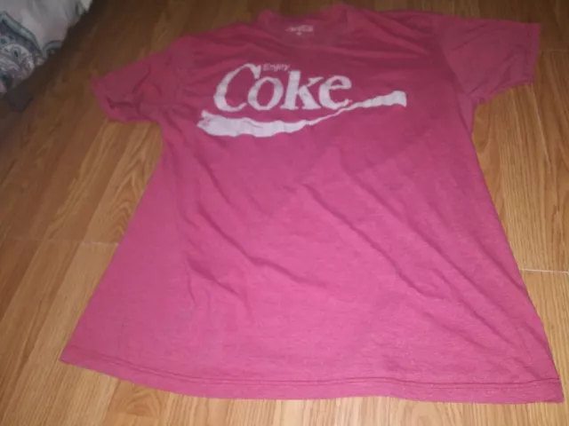 COCA-COLA ENJOY COKE TEE T SHIRT Mens XXL (Runs Small) Red soda classic