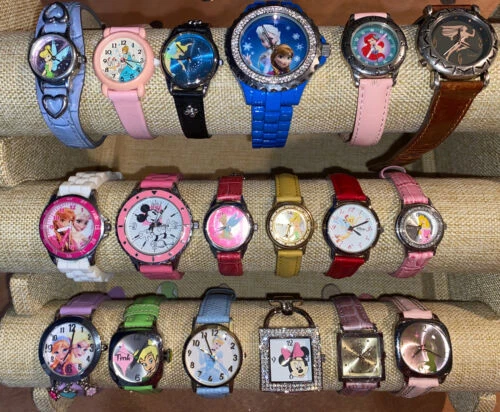 Lot of 18 Disney Princess & Tinker Bell Watches 22 Pooh & 12 Minnie