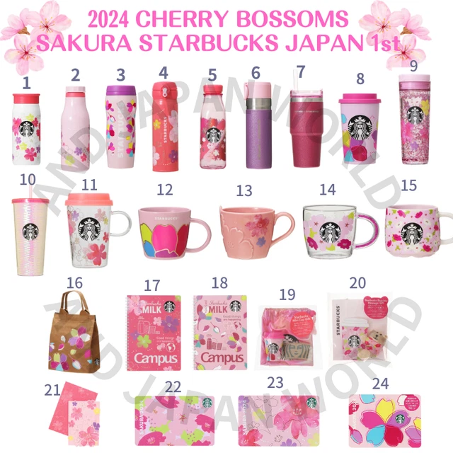PREORDER STARBUCKS JAPAN SAKURA 2024 1st Cherry Blossom Mug Cup