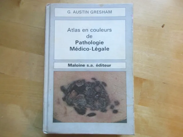 Rare Atlas Pathologie Medico Legale Medecine Criminelle Autopsie Crimes 1975