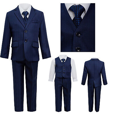 Boys Royal Blue Suit Wedding Party Formal Navy Boys Jacket Kids Special Prom